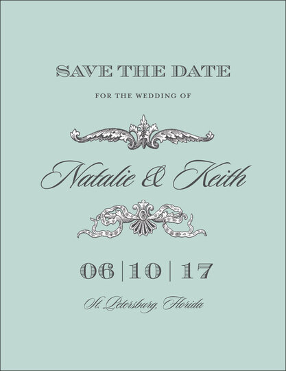 Toulouse Save the Date Cards